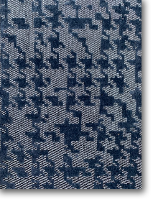 21jeans-navy-houndstooth-flock-denim2 Navy Houndstooth Flock Denim